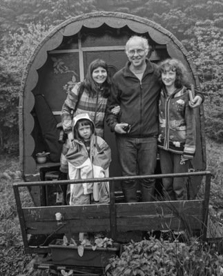 We always welcome you here as a family! Declan, Marion with our children Fiona + Fergus 